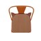 Flash Furniture Orange Metal Stack Chair with Teak Poly Resin Seat CH-31230-OR-PL1T-GG - alternate 8